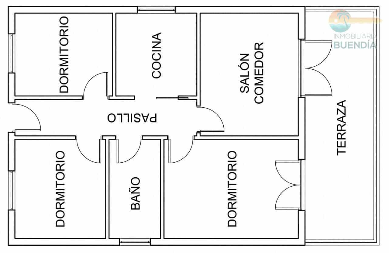 3 soverom Leilighet til salgs i Puerto de Mazarron - € 150 000 (Ref: 9611622)