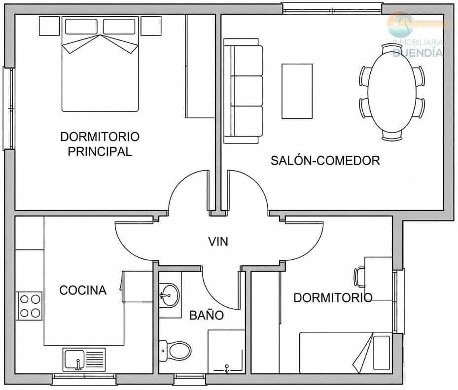 2 bedroom Apartment for sale in Puerto de Mazarron - € 99,900 (Ref: 9656183)