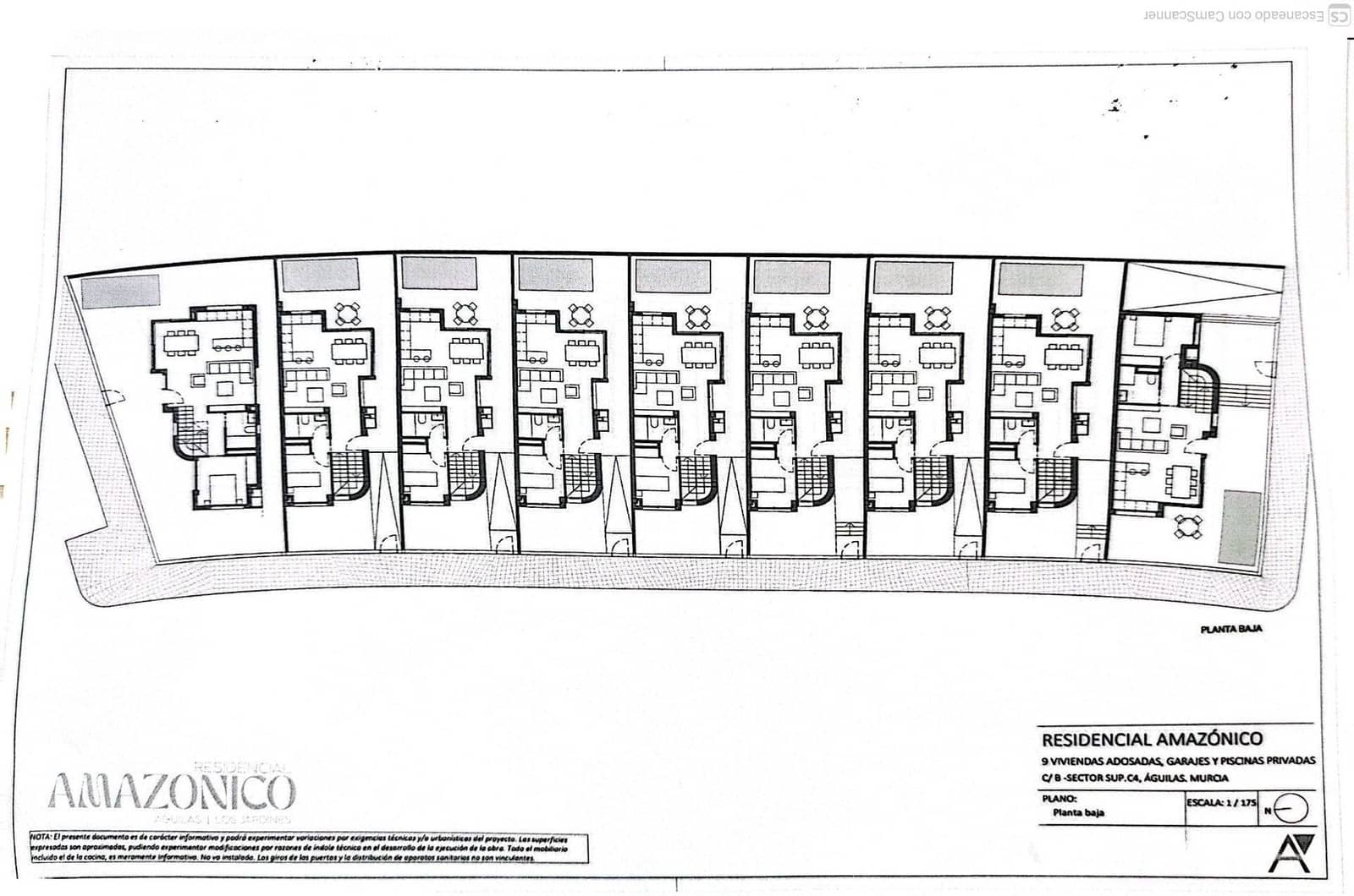 4 makuuhuone Huoneisto myytävänä paikassa Aguilas mukana uima-altaan 
autotalli - 390 000 € (Ref: 9674320)