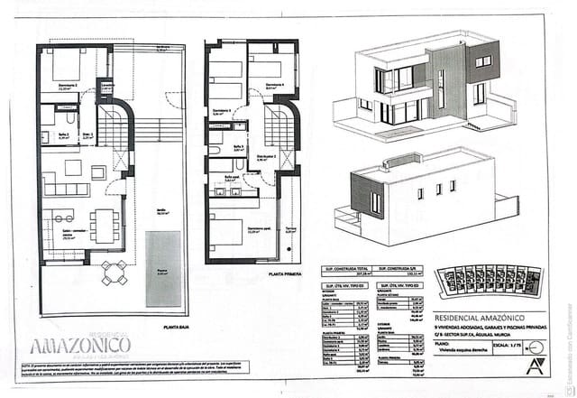 4 makuuhuone Huoneisto myytävänä paikassa Aguilas mukana uima-altaan 
autotalli - 390 000 € (Ref: 9674320)
