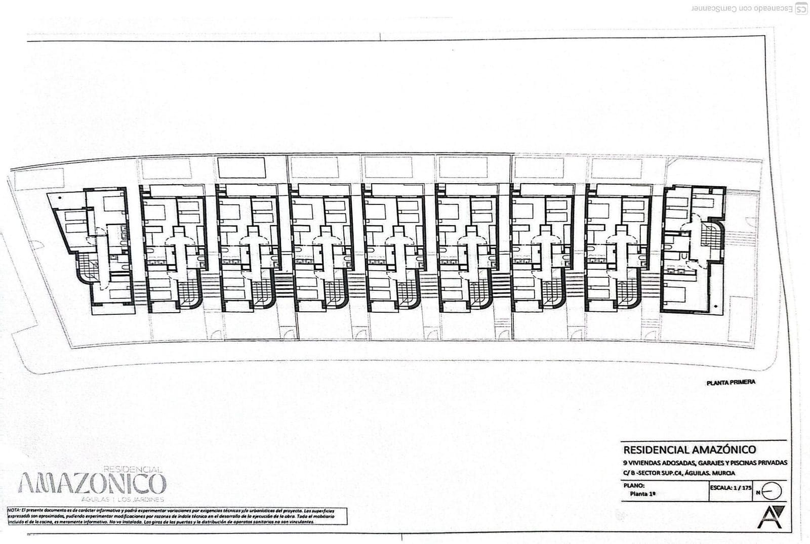 4 makuuhuone Huoneisto myytävänä paikassa Aguilas mukana uima-altaan 
autotalli - 390 000 € (Ref: 9674320)