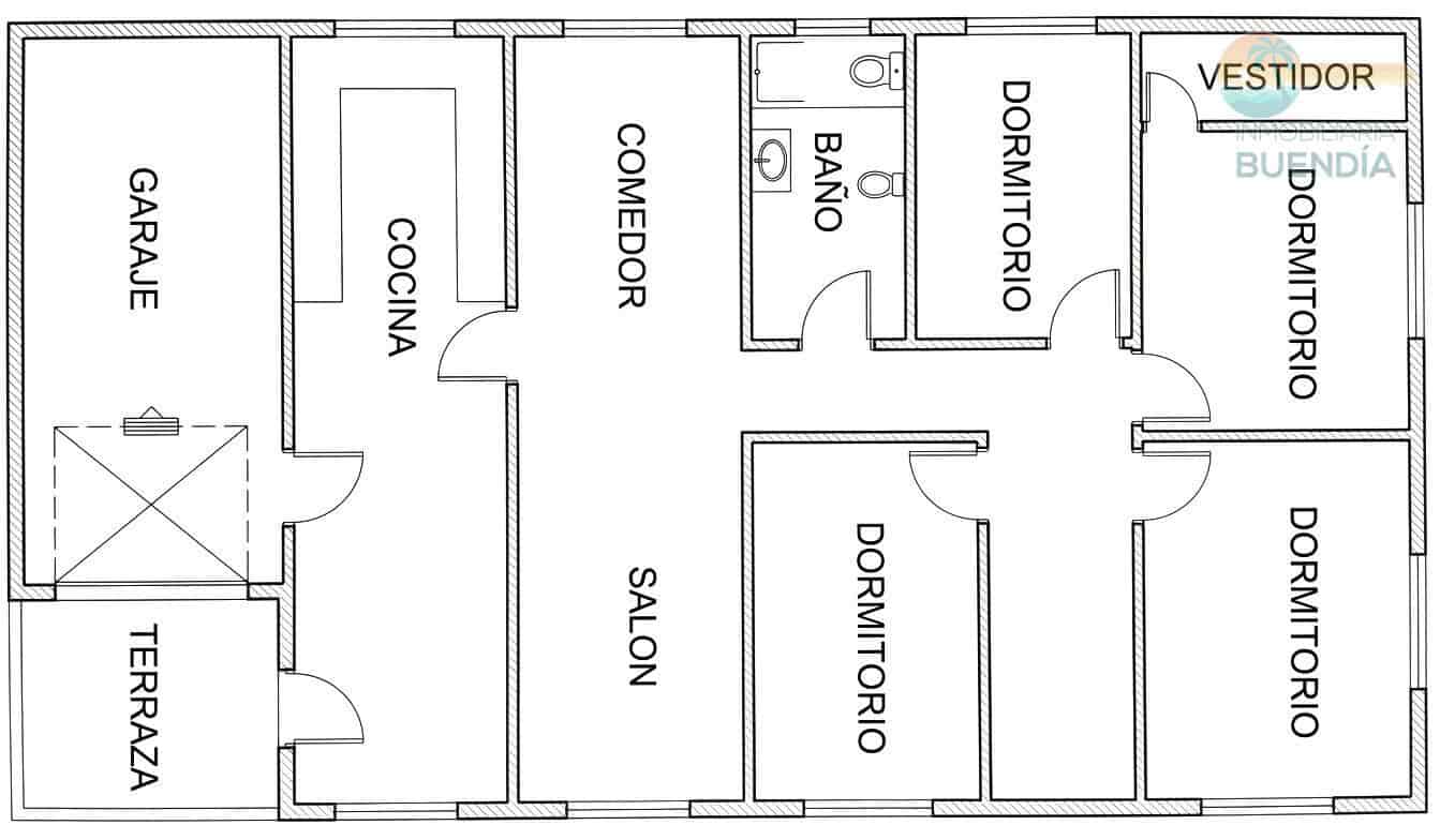 4 camera da letto Finca/Casa di Campagna in vendita in Mazarron con garage - 139.000 € (Rif: 9752125)