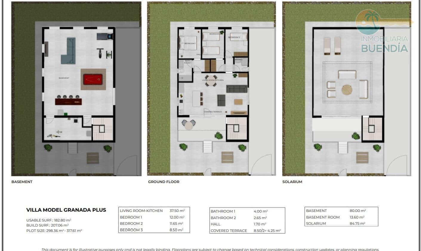 3 soveværelse Villa til salg i Mazarron - € 299.000 (Ref: 9752126)