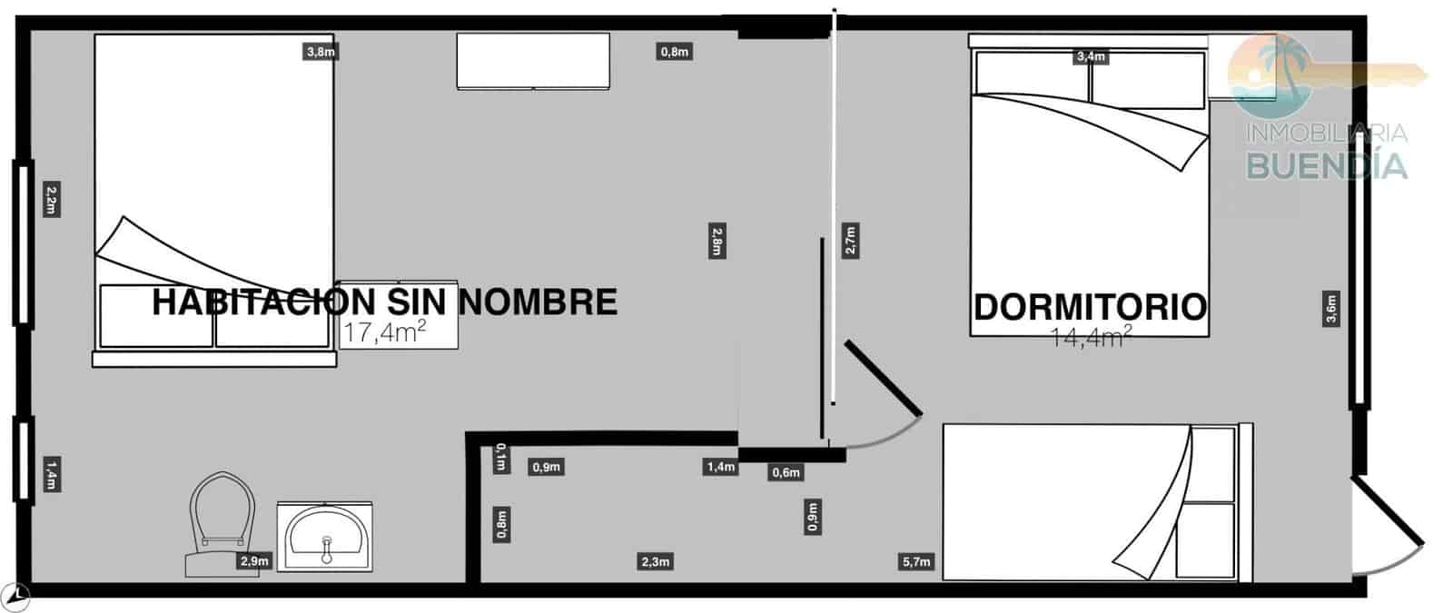 3 soveværelse Lejlighed til salg i Puerto de Mazarron med garage - € 166.000 (Ref: 9787574)