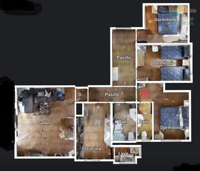 3 makuuhuone Kattohuoneisto myytävänä paikassa Alamillo mukana uima-altaan 
autotalli - 349 000 € (Ref: 9804385)