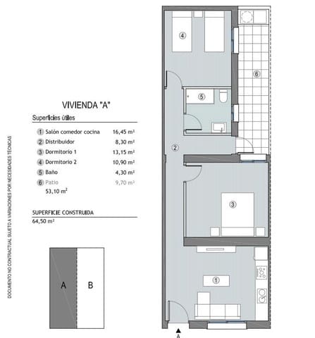 2 slaapkamer Appartement te koop in Puerto de Mazarron, Mazarrón - € 144.000 (Ref: 9878937)