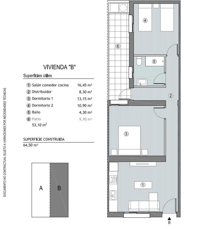 2 soverom Leilighet til salgs i Puerto de Mazarron - € 144 000 (Ref: 9878937)