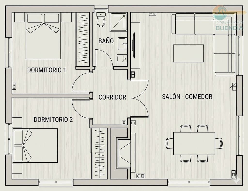 2 sypialnia Apartament na sprzedaż w Puerto de Mazarron - 105 000 € (Ref: 9931560)