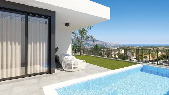 Chalet de 3 habitaciones en Polop en venta con piscina garaje - 480.000 € (Ref: 10005648)