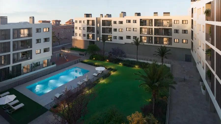 2 slaapkamer Appartement te koop in Alicante stad met zwembad garage - € 283.500 (Ref: 10011490)