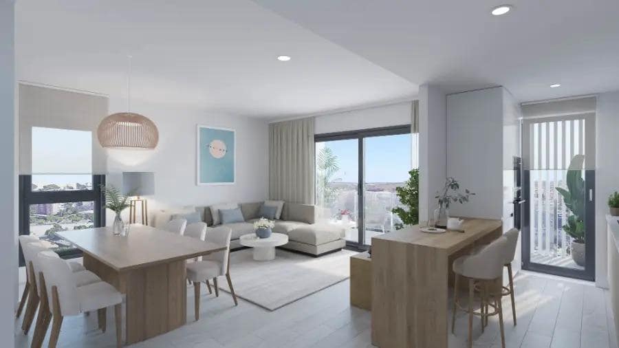 3 sypialnia Penthouse na sprzedaż w Miasto Alicante / Alacant z basenem garażem - 441 000 € (Ref: 10013372)