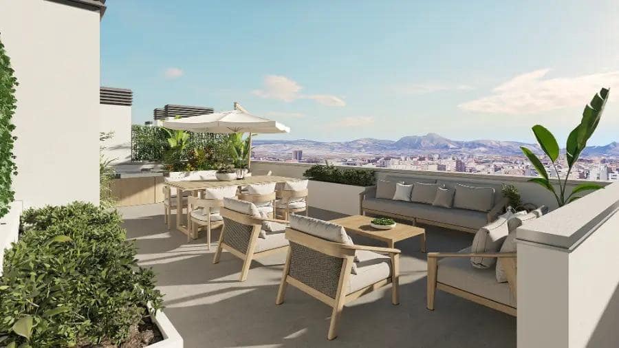 3 sypialnia Penthouse na sprzedaż w Miasto Alicante / Alacant z basenem garażem - 441 000 € (Ref: 10013372)