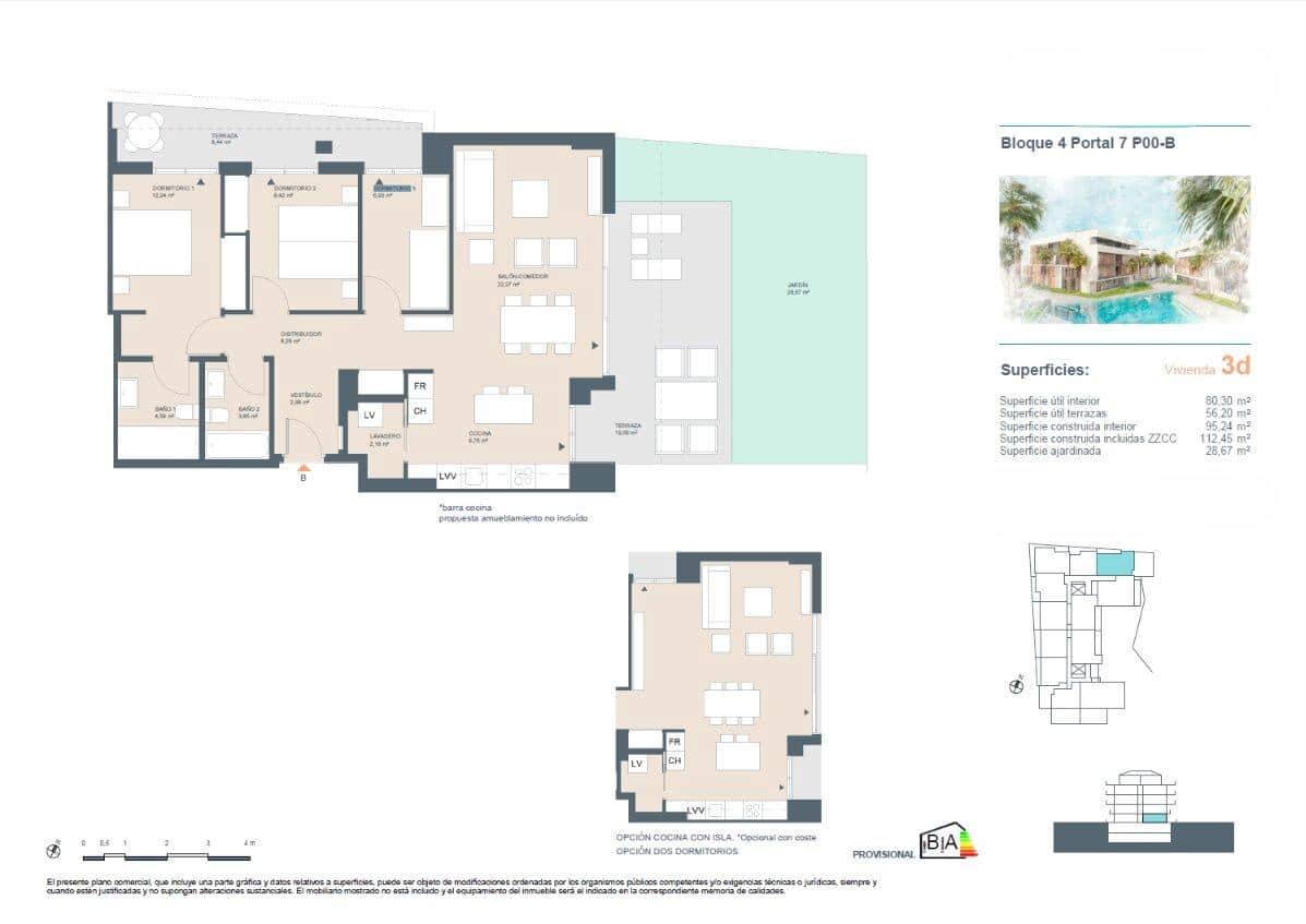 3 chambre Appartement à vendre à Javea / Xabia avec piscine garage - 469 500 € (Ref: 10115903)