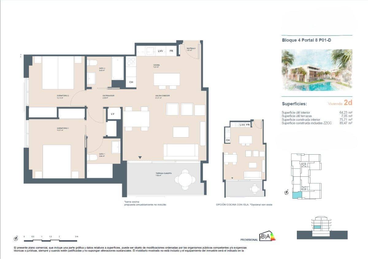2 slaapkamer Appartement te koop in Javea / Xabia met zwembad garage - € 370.000 (Ref: 10132775)