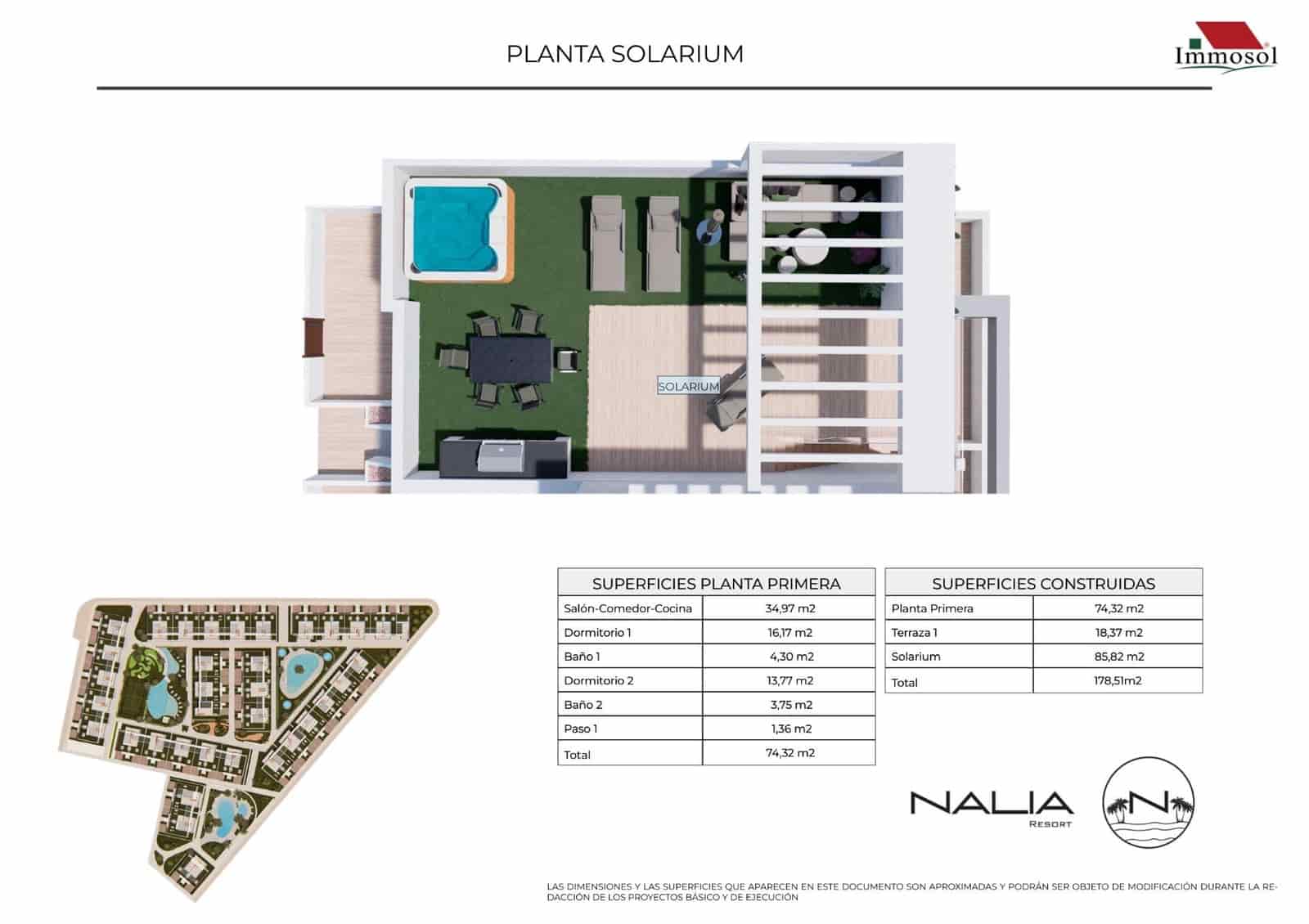 2 sovrum Takvåning till salu i Los Balcones med pool garage - 329 900 € (Ref: 8554348)