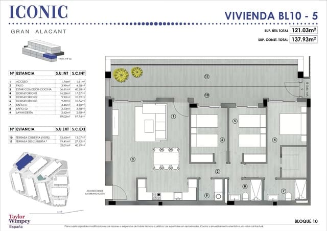 3 chambre Appartement à vendre à Gran Alacant, Santa Pola avec piscine - 405 000 € (Ref: 8554401)