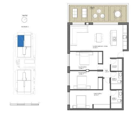 2 Zimmer Apartment zu verkaufen in San Juan de Alicante / Sant Joan d'Alacant mit Pool Garage - 443.825 € (Ref: 8619989)