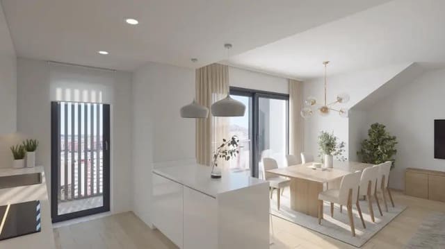 2 soverom Penthouse til salgs i Alicante by med svømmebasseng garasje - € 336 000 (Ref: 8675890)