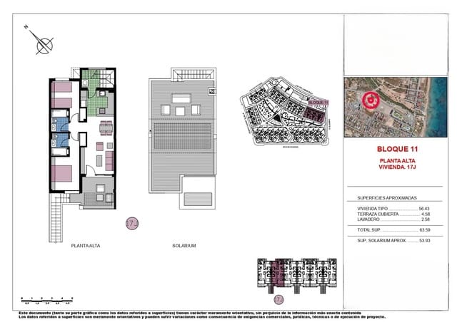 2 sovrum Bungalow till salu i Mil Palmeras, Pilar de la Horadada med pool garage - 295 000 € (Ref: 8737814)