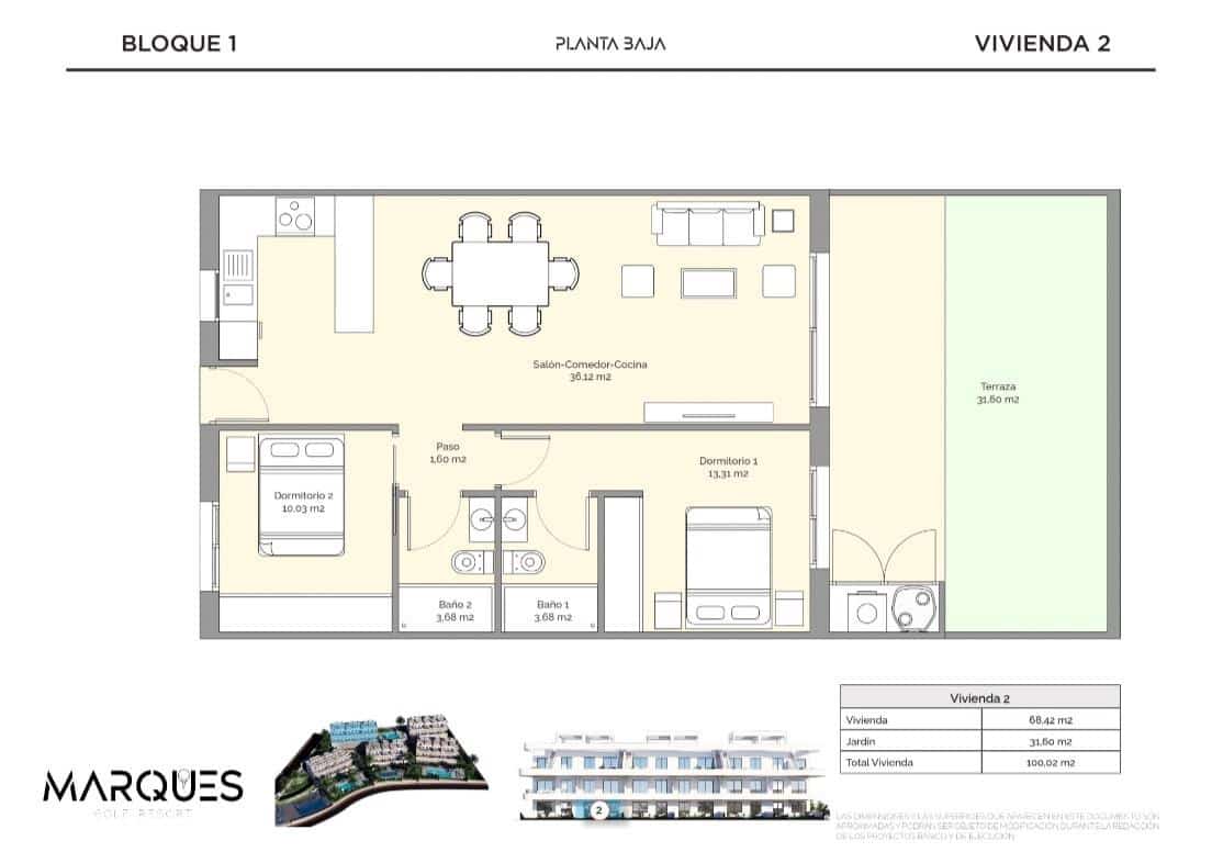 3 bedroom Terraced Villa for sale in Pilar de la Horadada with pool garage - € 379,900 (Ref: 8758108)