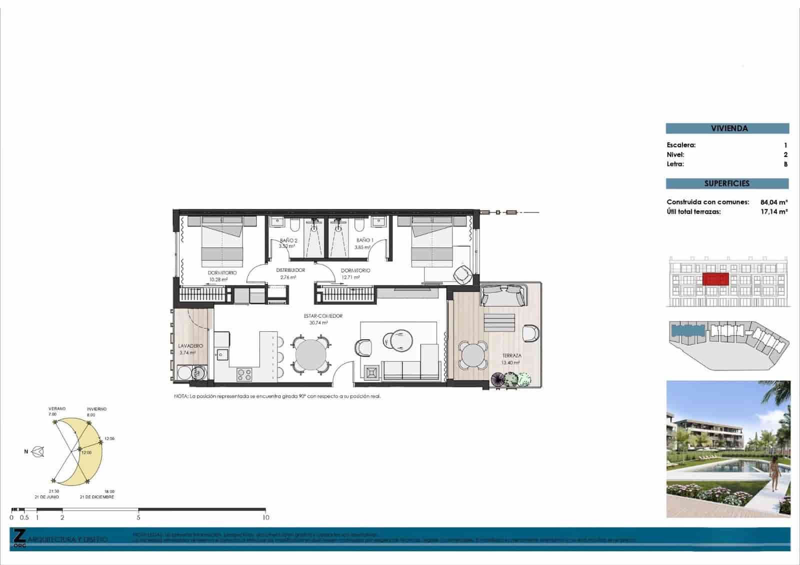 2 chambre Appartement à vendre à Los Alcazares avec piscine garage - 295 000 € (Ref: 8783990)