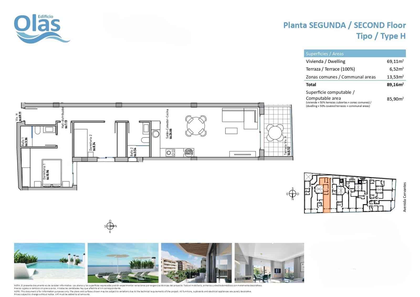 2 camera da letto Appartamento in vendita in Guardamar del Segura con piscina garage - 281.000 € (Rif: 8802051)