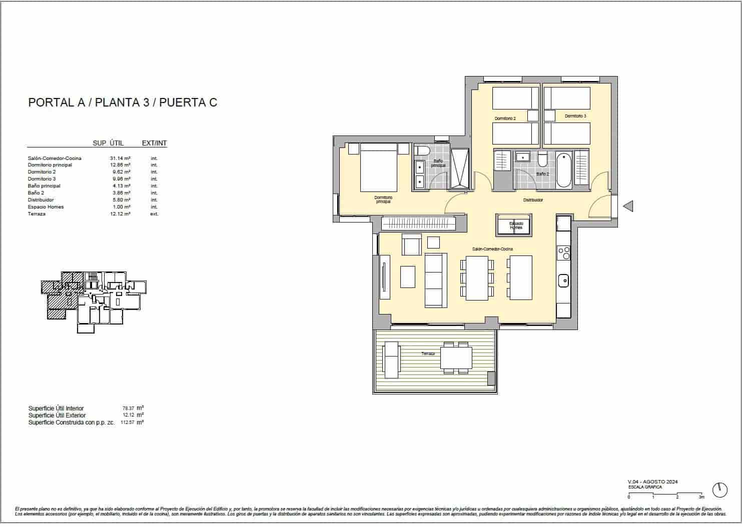 Apartamento de 3 habitaciones en Calpe / Calp en venta con piscina garaje - 429.000 € (Ref: 8859704)