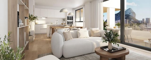 3 sypialnia Apartament na sprzedaż w Calpe / Calp z basenem garażem - 429 000 € (Ref: 8859704)