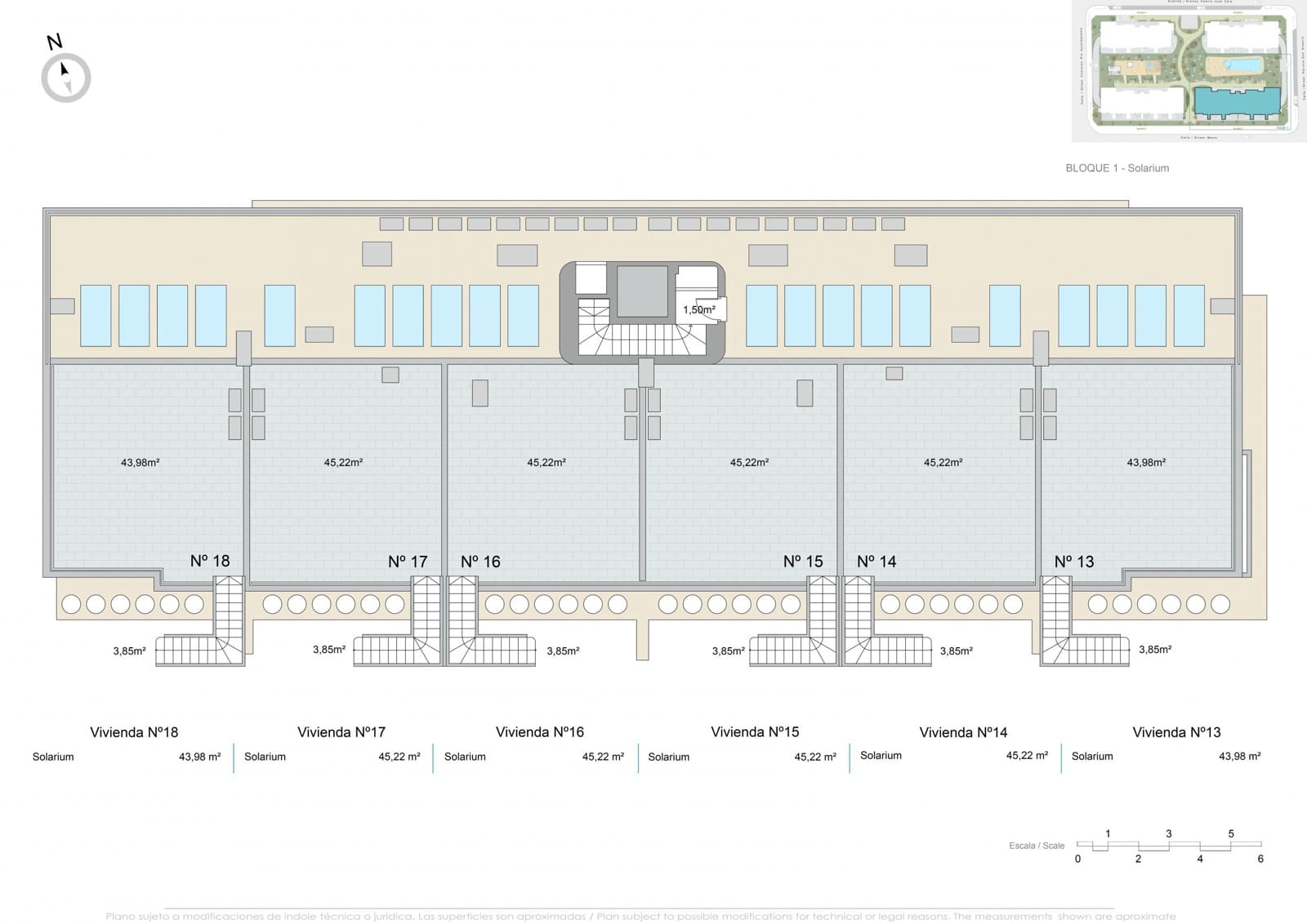 2 sovrum Takvåning till salu i Pilar de la Horadada med pool - 299 000 € (Ref: 8894818)