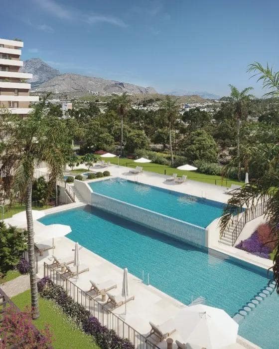 2 makuuhuone Huoneisto myytävänä paikassa La Villajoyosa / Vila Joiosa mukana uima-altaan 
autotalli - 357 000 € (Ref: 9230871)