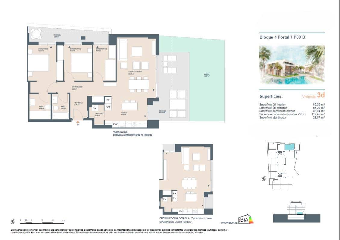 3 Zimmer Apartment zu verkaufen in Javea / Xabia mit Pool Garage - 469.500 € (Ref: 9541724)