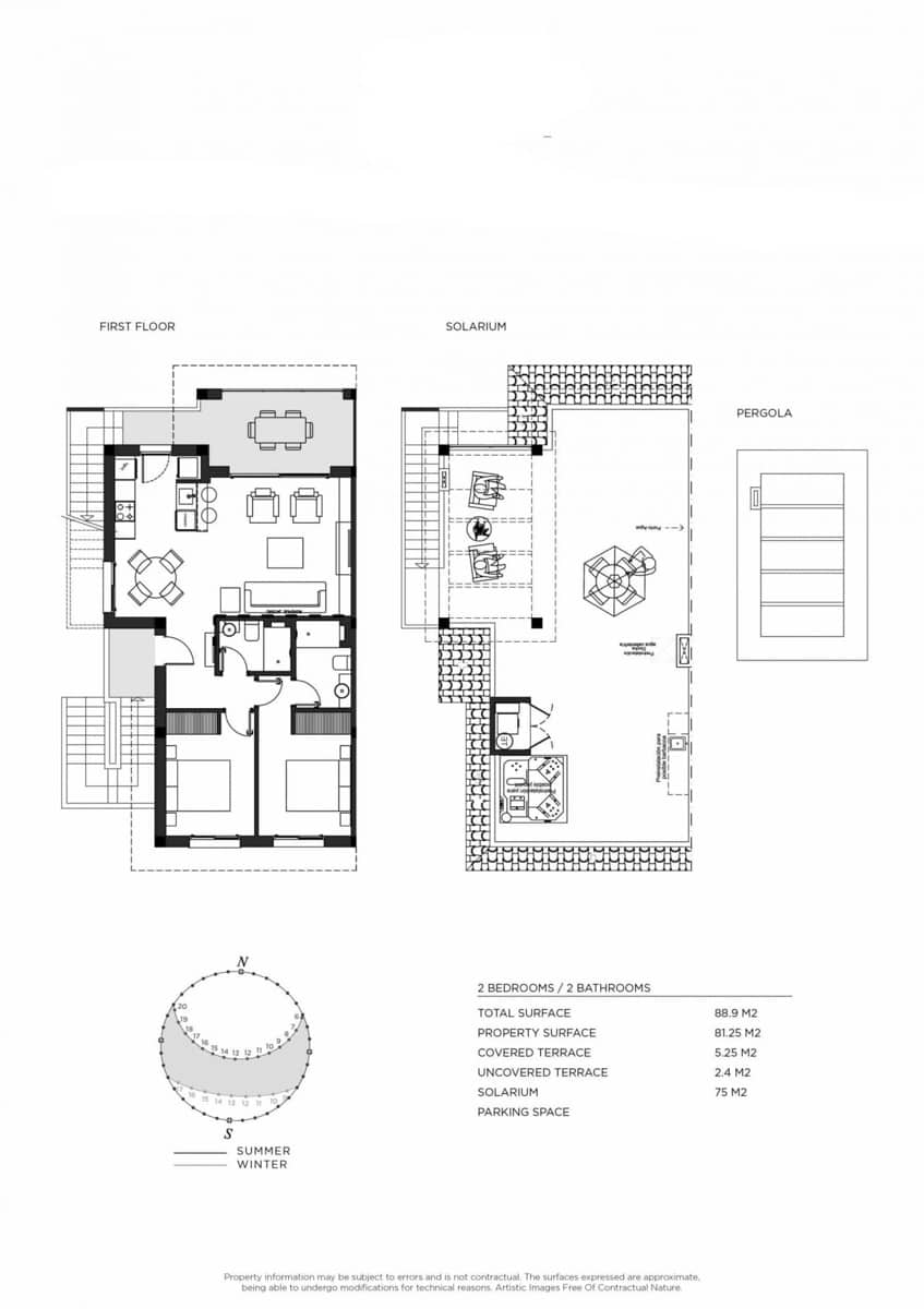 2 bedroom Bungalow for sale in Rojales with pool - € 313,000 (Ref: 9627486)