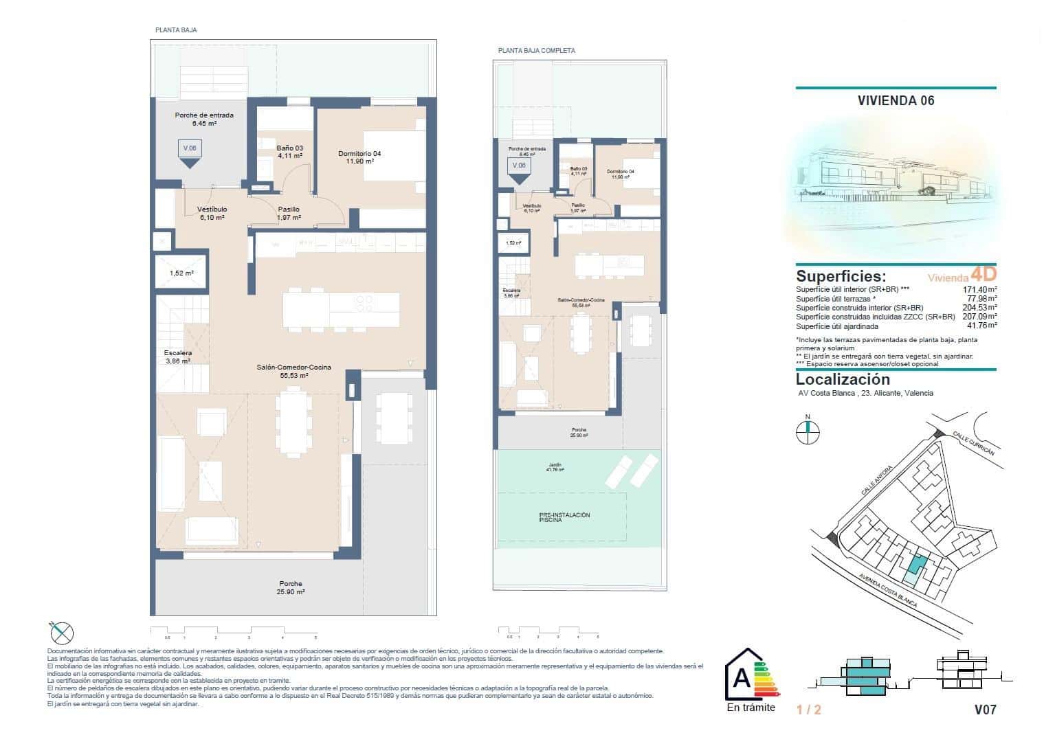 4 chambre Villa/Maison à vendre à Playa de San Juan avec piscine garage - 1 150 000 € (Ref: 9629965)
