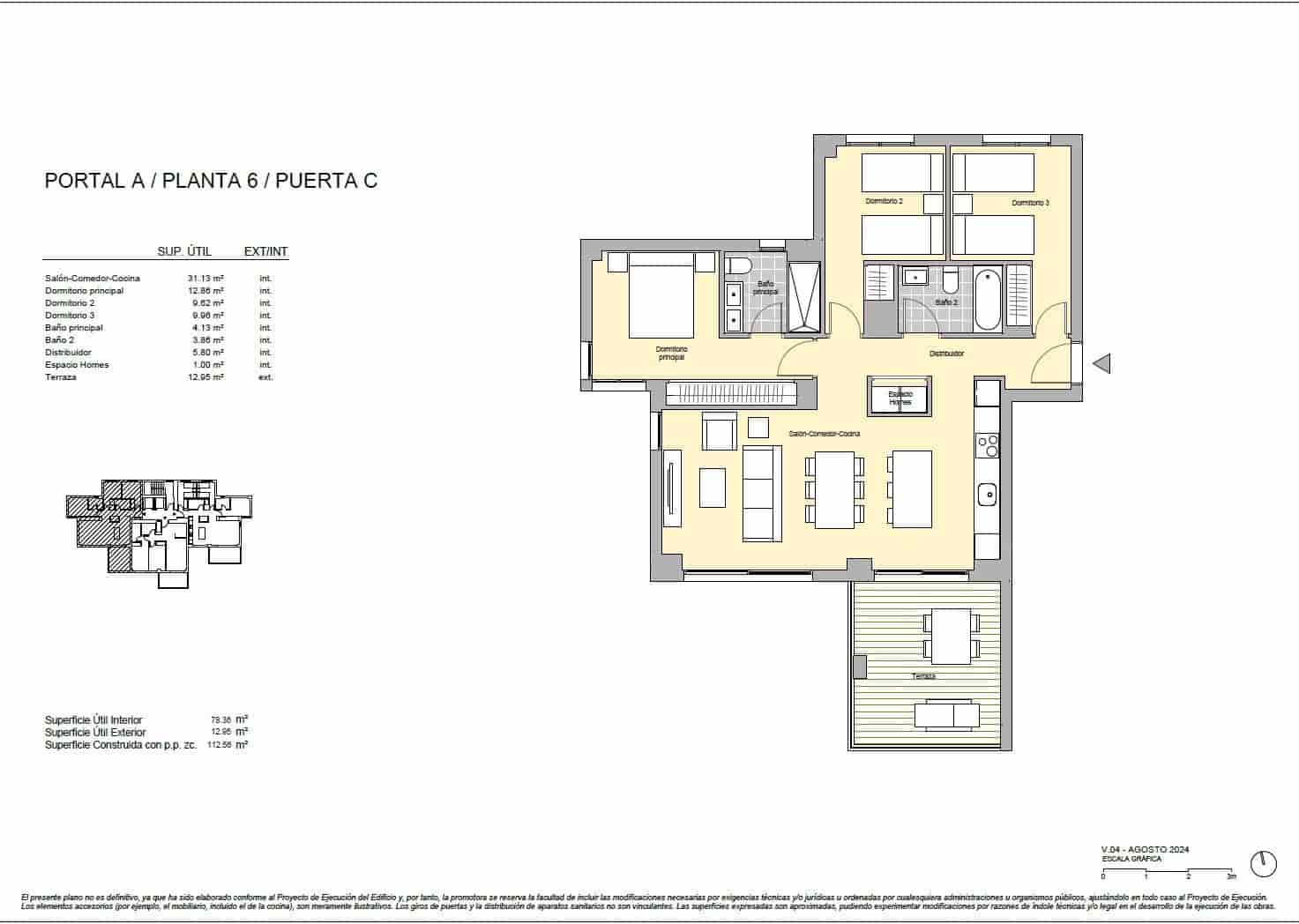 3 slaapkamer Appartement te koop in Calpe / Calp met zwembad garage - € 464.000 (Ref: 9674215)