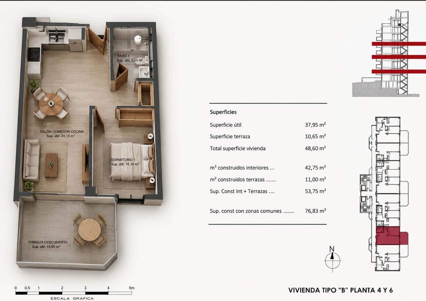 1 slaapkamer Appartement te koop in La Villajoyosa / Vila Joiosa met zwembad - € 262.500 (Ref: 9851756)