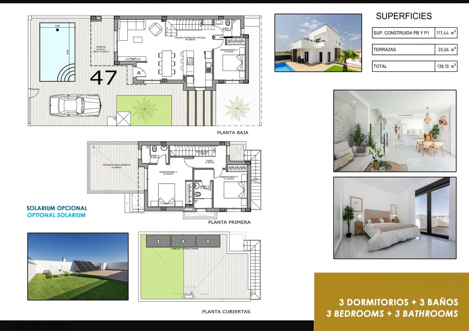 3 sypialnia Willa na sprzedaż w Orihuela - 439 000 € (Ref: 9868592)