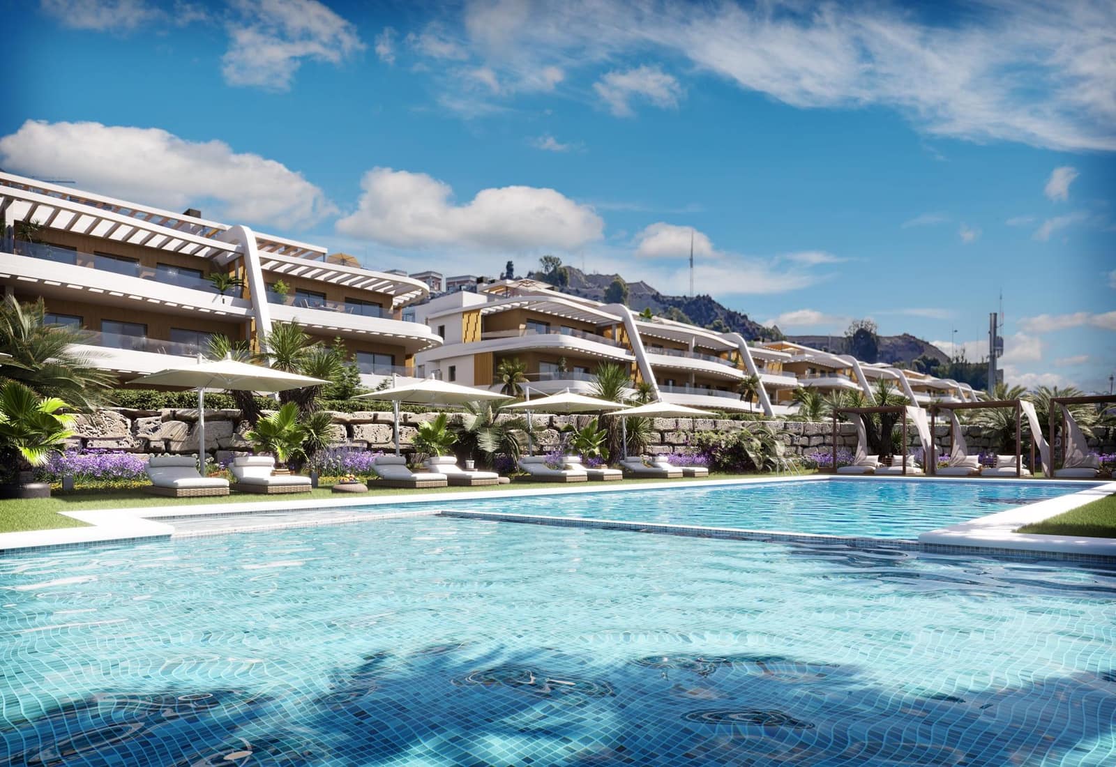 2 soverom Leilighet til salgs i Finestrat med svømmebasseng - € 410 000 (Ref: 9975442)