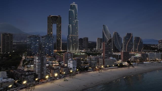 1 soverom Leilighet til salgs i Playa Poniente, Benidorm med svømmebasseng - € 622 000 (Ref: 9994238)