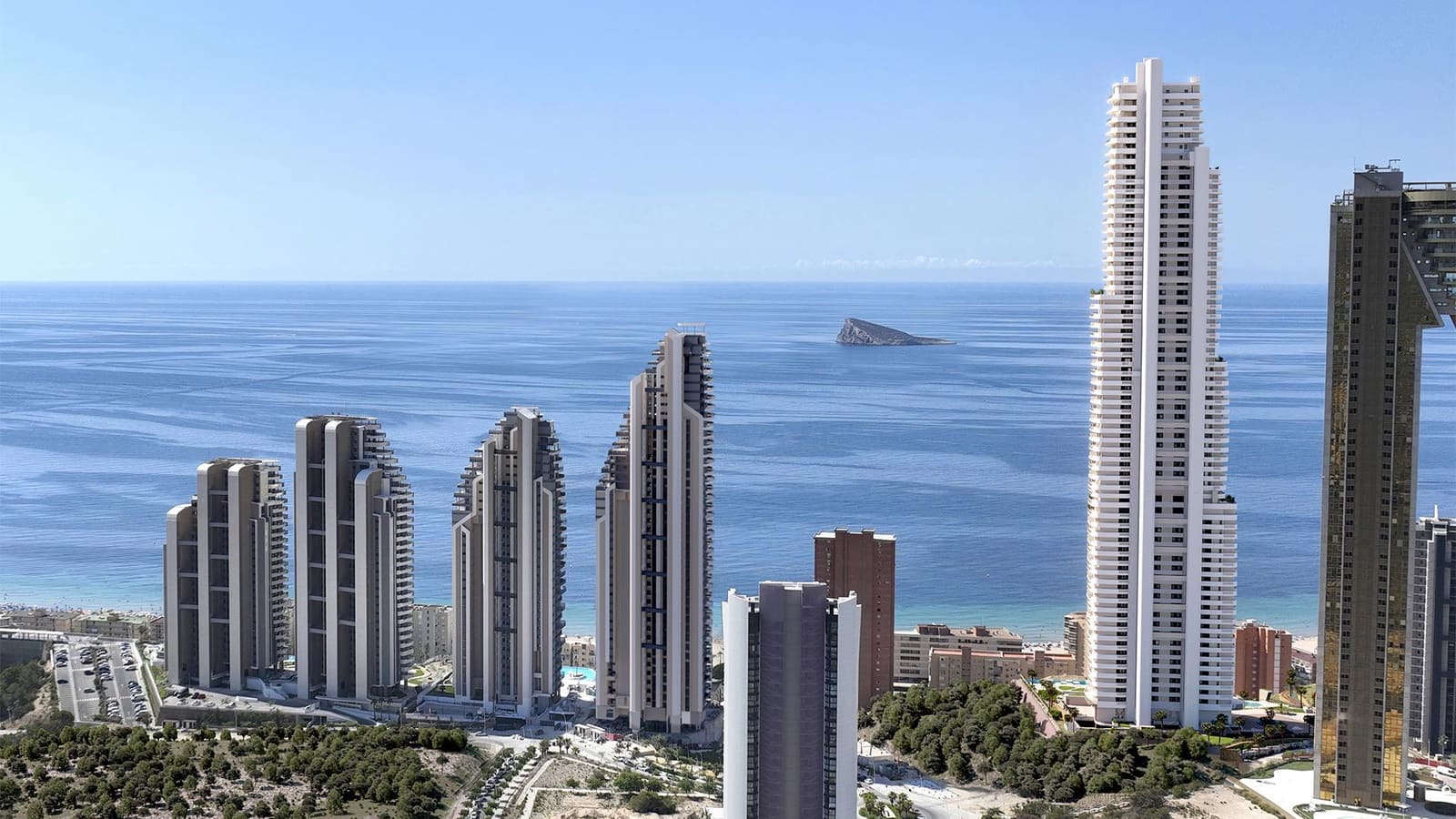 1 soverom Leilighet til salgs i Benidorm med svømmebasseng - € 607 000 (Ref: 9994239)