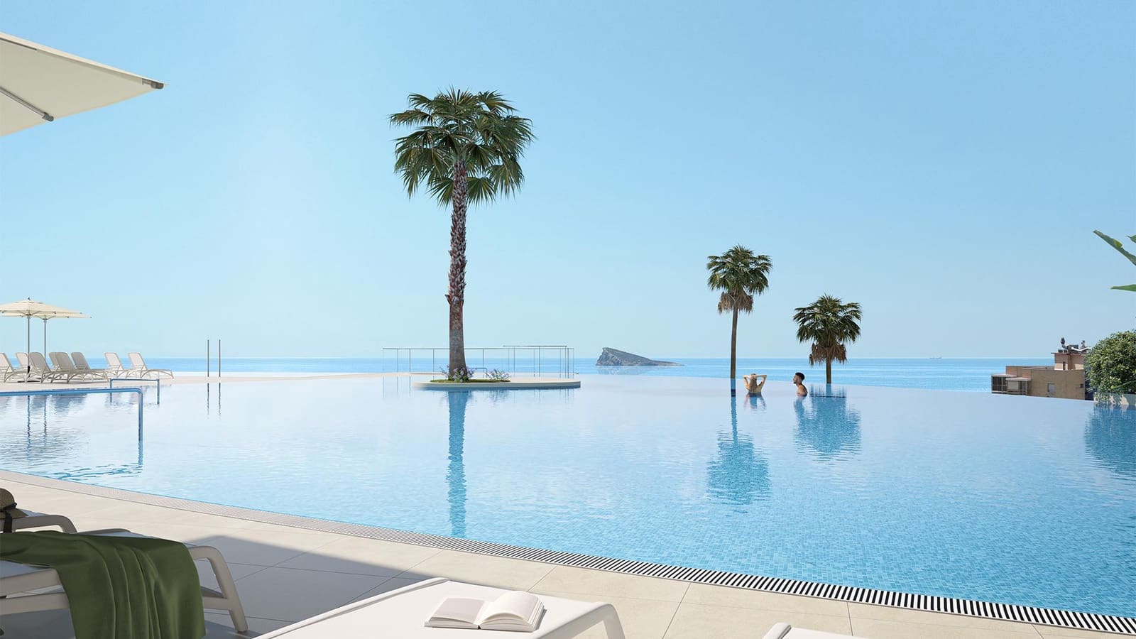 1 soverom Leilighet til salgs i Benidorm med svømmebasseng - € 607 000 (Ref: 9994239)