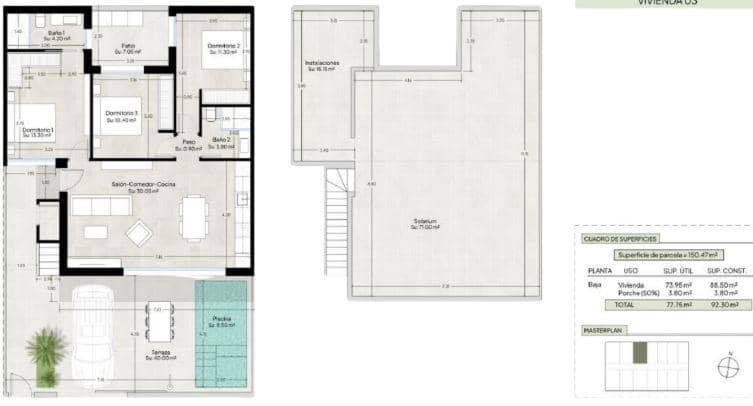 3 chambre Villa/Maison à vendre à Condado de Alhama - 325 000 € (Ref: 10041206)