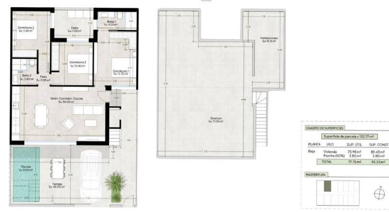 3 chambre Villa/Maison à vendre à Condado de Alhama - 325 000 € (Ref: 10041206)