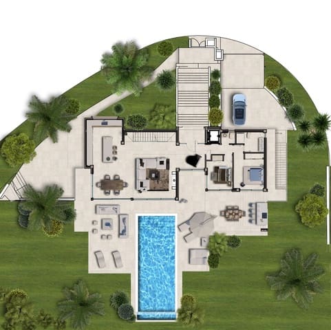 5 chambre Villa/Maison à vendre à La Cala Golf - Lagar Martell, Mijas avec piscine garage - 1 795 000 € (Ref: 8752735)