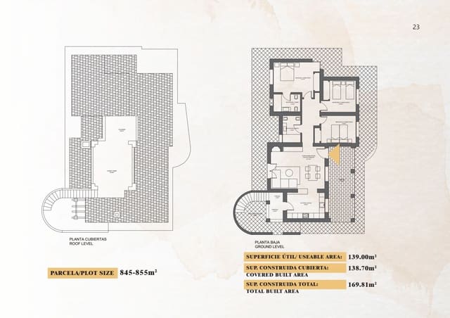 3 chambre Villa/Maison à vendre à La Pinilla, Fuente Alamo de Murcia avec piscine - 275 000 € (Ref: 8758168)