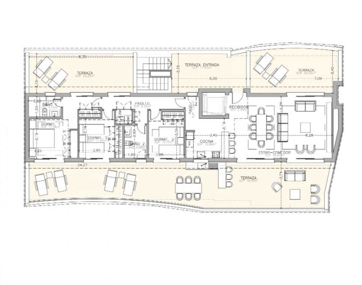 3 slaapkamer Penthouse te koop in Guadalmina met zwembad garage - € 1.495.000 (Ref: 8758227)