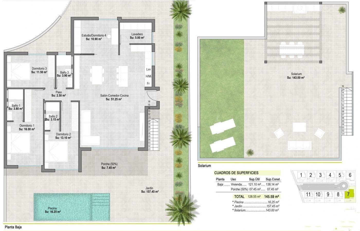 3 soveværelse Villa til salg i Condado de Alhama med swimmingpool - € 325.000 (Ref: 8758246)