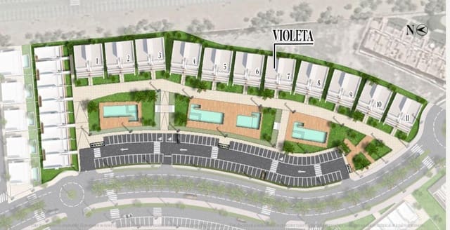 2 makuuhuone Huoneisto myytävänä paikassa Condado de Alhama, Alhama de Murcia - 208 425 € (Ref: 9652058)