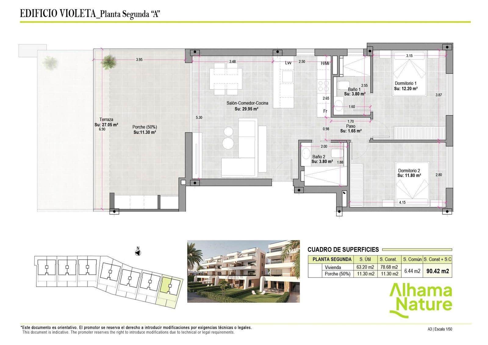 2 sovrum Lägenhet till salu i Condado de Alhama - 214 425 € (Ref: 9652058)