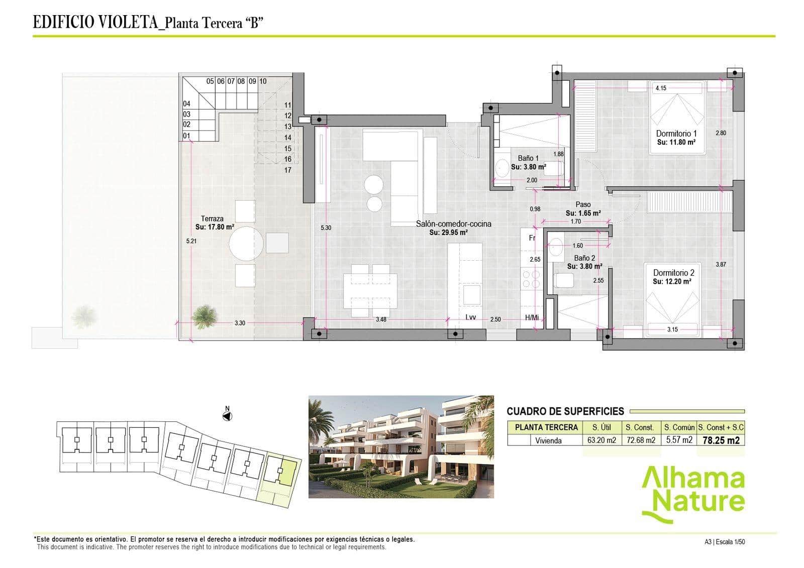 2 sovrum Lägenhet till salu i Condado de Alhama - 214 425 € (Ref: 9652058)