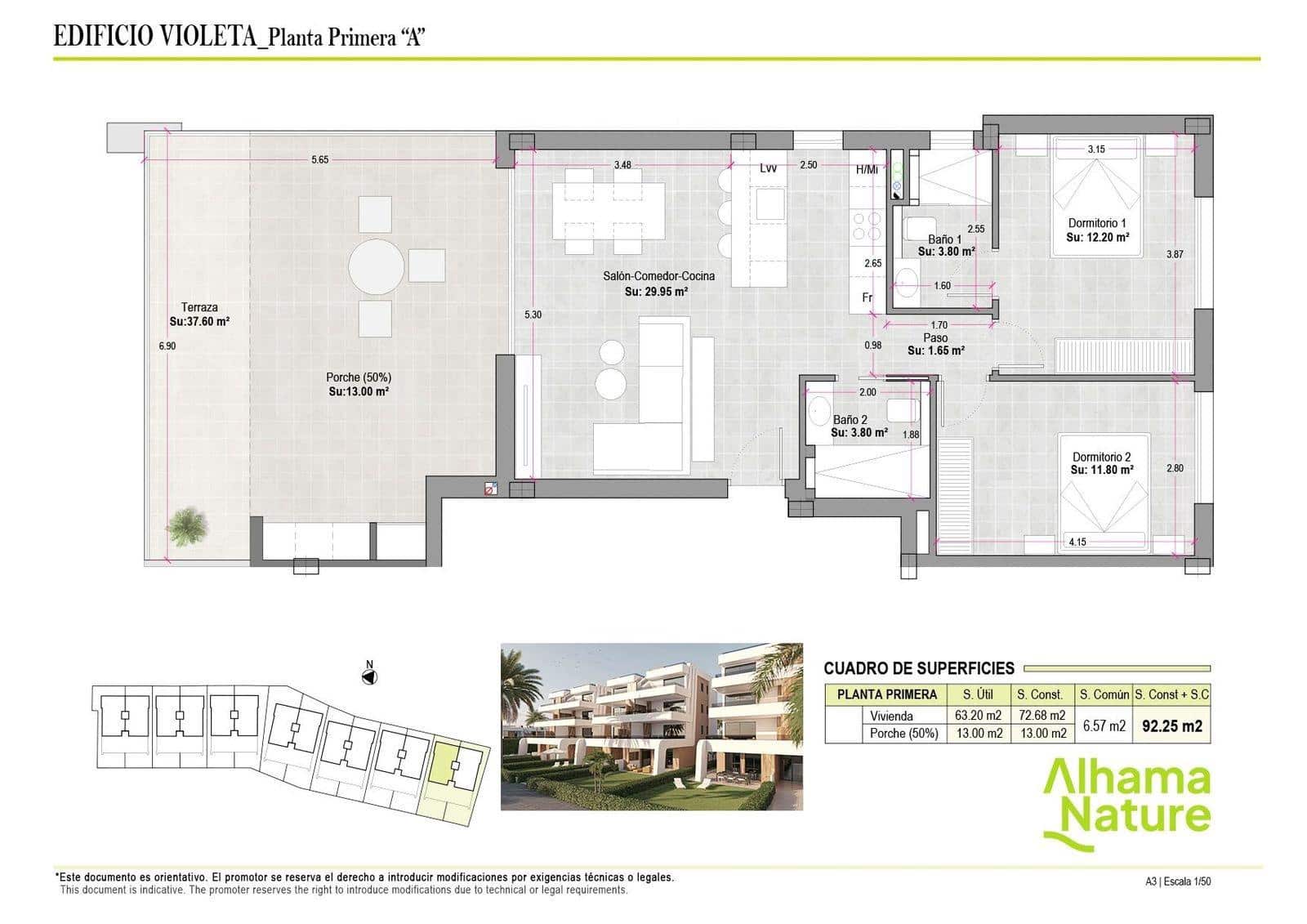 2 sovrum Lägenhet till salu i Condado de Alhama - 214 425 € (Ref: 9652058)